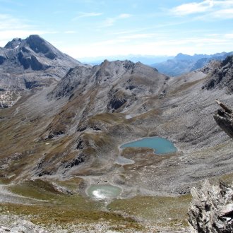 Pain de Sucre et lac de l'Eychassier à Ristolas