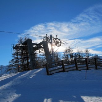 Haut des pistes de ski d'Arvieux