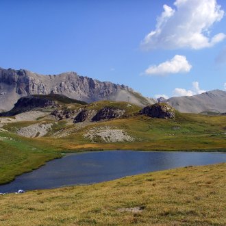 Un lac au col Néal