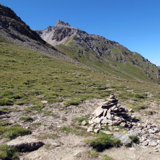 Col de Péas entre Queyras et Briançonnais (Hautes Alpes)