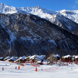 Station de ski alpin de Molines-en-Queyras (Hautes Alpes)