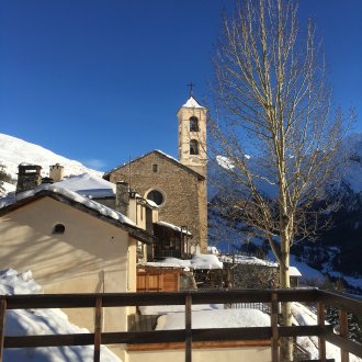 Vue Hiver du village