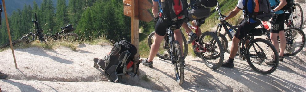 VTT au col Tronchet à Arvieux