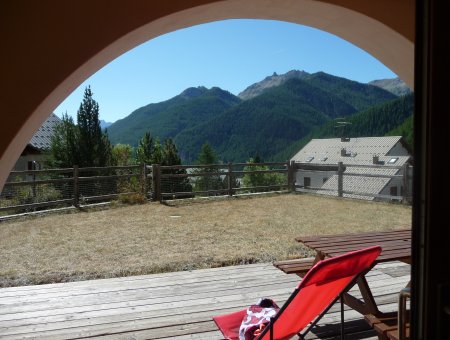 vue sur la vallée de la terrasse