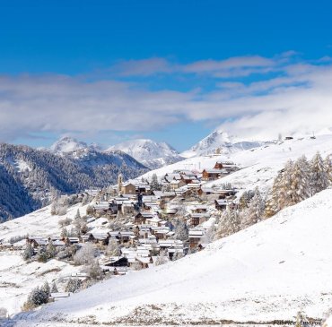 Saint-Véran en hiver