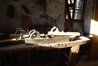 L'établi et les outils