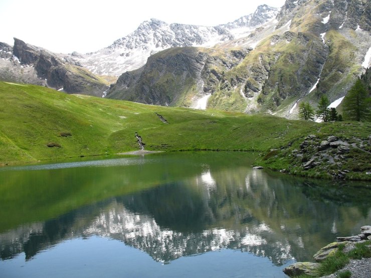 Le grand lac de Ségure à Ristolas